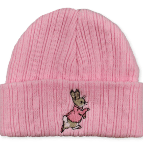 Newborn Flopsy Beanie Hat- Pink