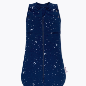 Sweet Dreamers Sleep Swaddle Bag Blue Moon And Stars- 0-3m