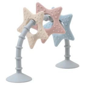 Stick ‘n’ Play Sensory Star Toy And Teether | For Baths, Highchairs And More