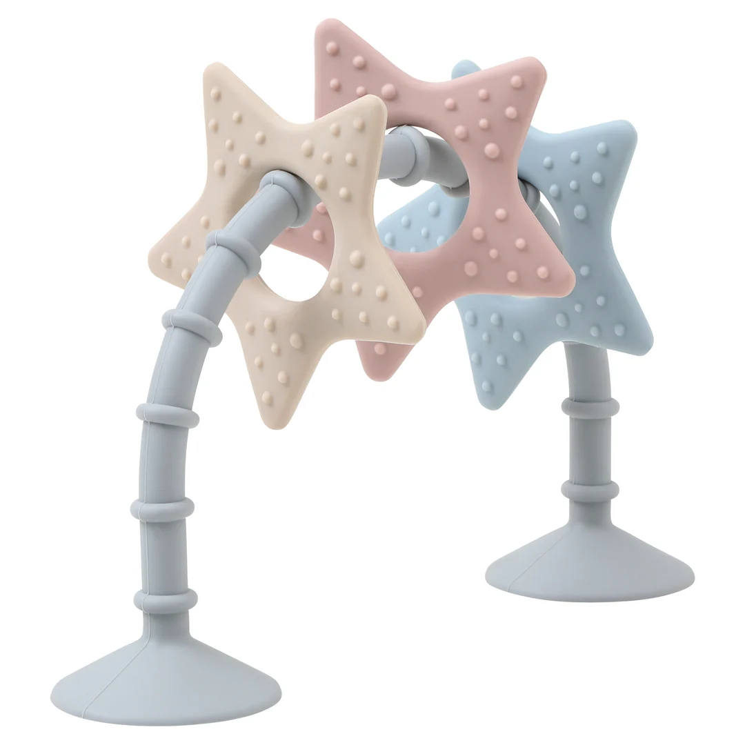 Stick 'n' Play Sensory Star Toy And Teether | For Baths, Highchairs And More Stick 'n' Play Sensory Star Toy And Teether | For Baths, Highchairs And More