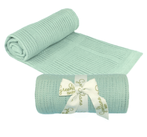 Baby Bamboo Cotton Cellular Blanket – 90x75cm- Cream (copy)