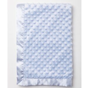Baby Sky Luxury Ultra Soft Bubble Velour Wrap On A Satin Padded Hanger