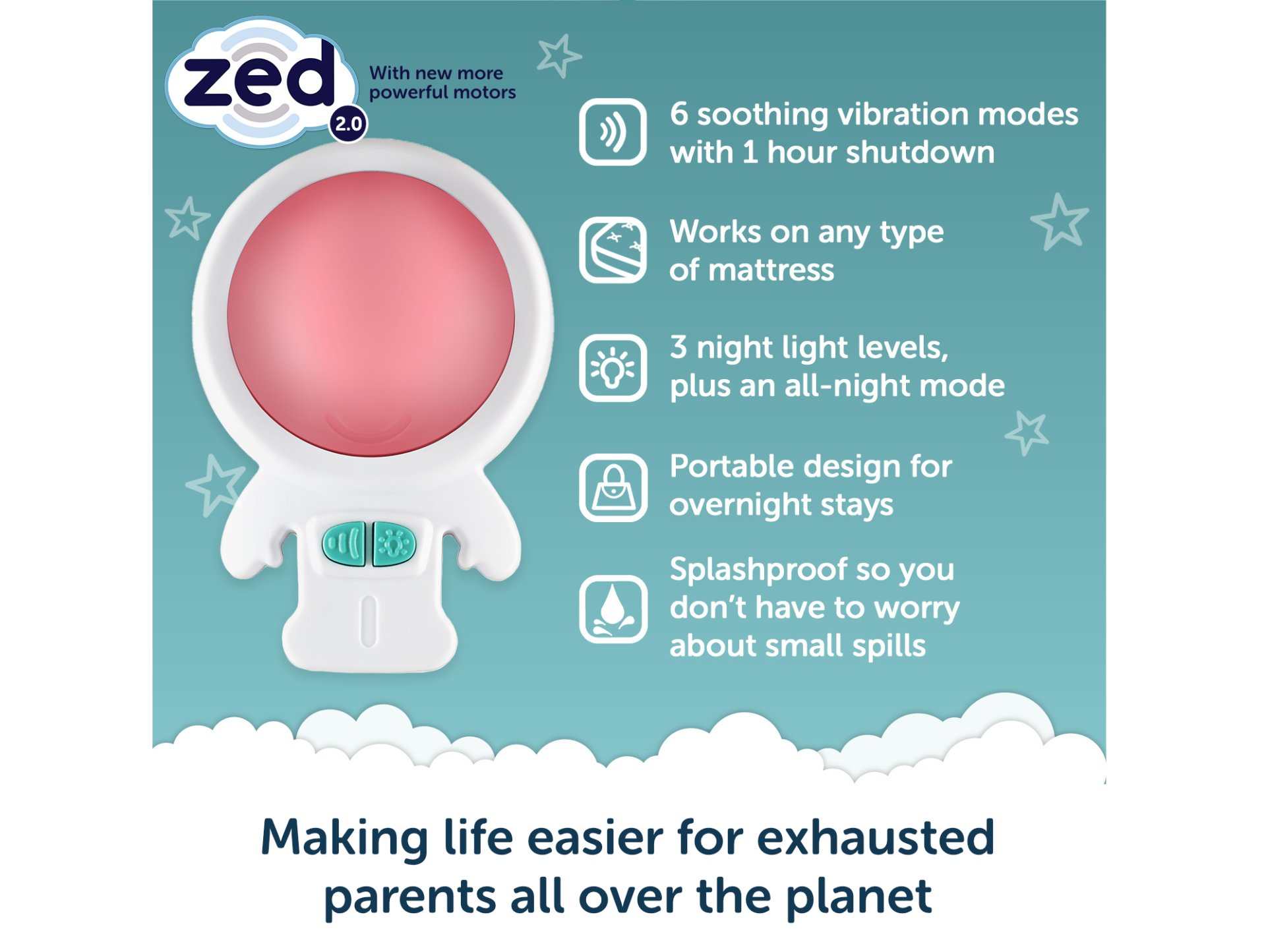 Rockit Zed- Sleep Soother & Night Light V2 Rockit Zed- Sleep Soother & Night Light V2