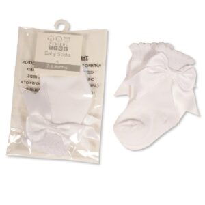 Baby Lace Socks With Bow - Rose Gold (copy)
