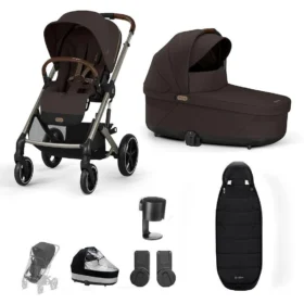 Cybex Balios S Lux Stroller/travel System – Chocolate Brown