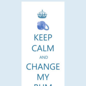 Mollydoo Changing Mat- Keep Calm Pink (copy)