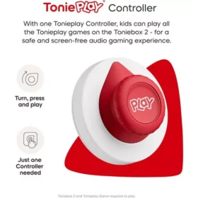 Tonies Toniebox 2 Playset With Tonieplay Game + Controller + Simba Tonie – Red (Copy)