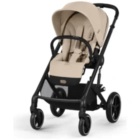 Cybex Balios S Lux Travel System One-Box Bundle With Cloud G I-Size R129 Car Seat Almond Beige