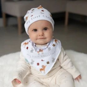 Christmas Red Snowman Bib (Copy)