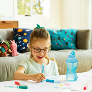 Munchkin Mighty Grip Straw Cup Blue 10oz 12m+