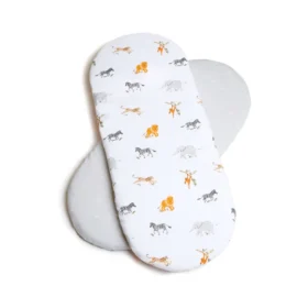 2 Pack Fitted Jungle Dream Moses Basket Sheets - 74 X 30 Cm