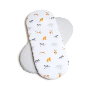 2 Pack Fitted Jungle Dream Moses Basket Sheets - 74 X 30 Cm