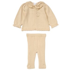 Baby Girls Knitted 2 Piece Outfit