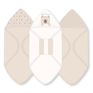 Baby Bear 6 Piece Hooded Towels & Washcloths Bath Time Set