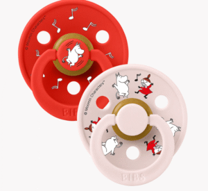 Bibs X Moomin Colour Dummies 2 Pack Dancing - Candy Apple Mix