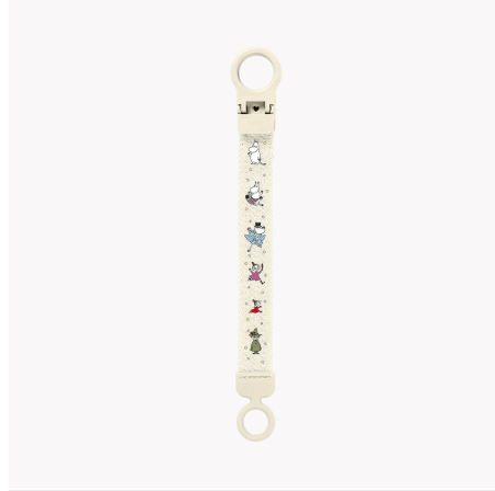 Bibs X Moomin Dummy Clip Loop - Ivory Bibs X Moomin Dummy Clip Loop - Ivory