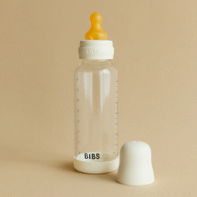 Bibs Baby Glass Bottle Set 240ml Latex – Ivory