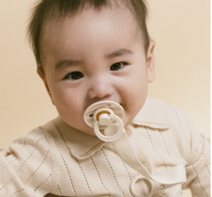 Bibs Colour Dummy & Loop Clip Gift Set - Ivory