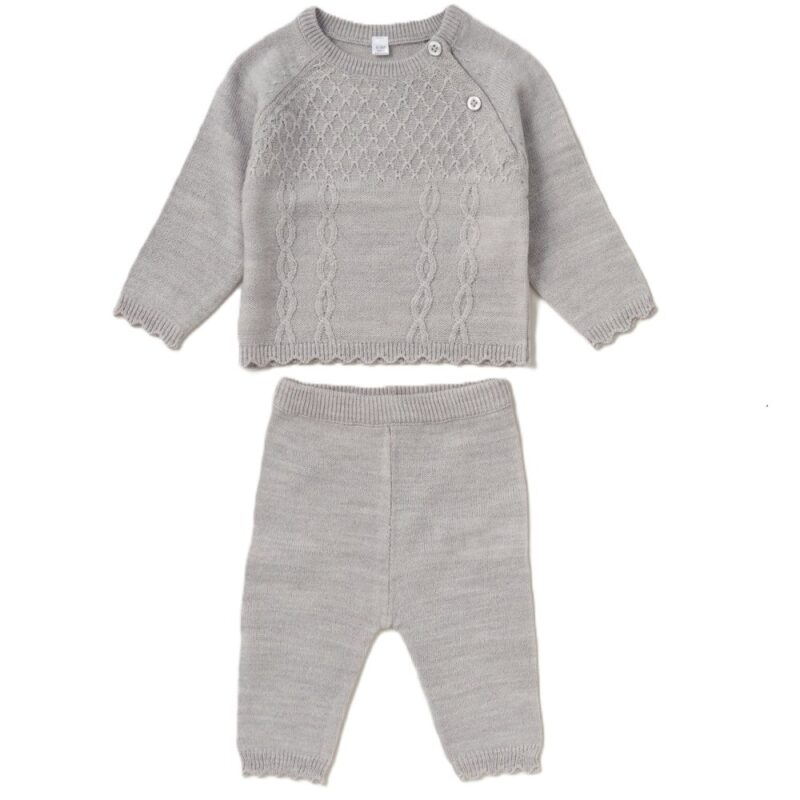 Baby Boys Knitted 2 Piece Outfit