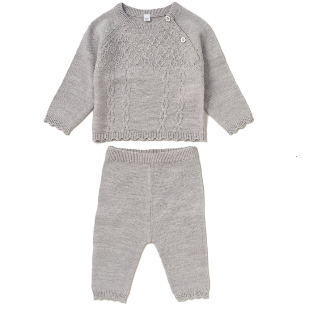 Baby Boys Knitted 2 Piece Outfit Baby Boys Knitted 2 Piece Outfit