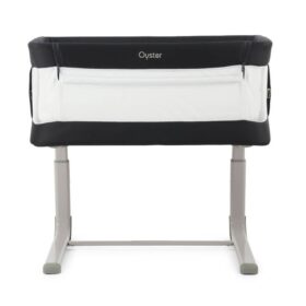 Oyster Wiggle Crib – Co-Sleeper- Carbonite