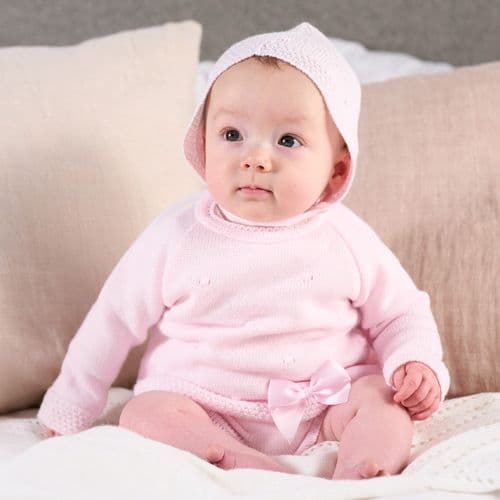 Dandelion Satin Bow 3 Piece Set- Newborn Dandelion Satin Bow 3 Piece Set- Newborn