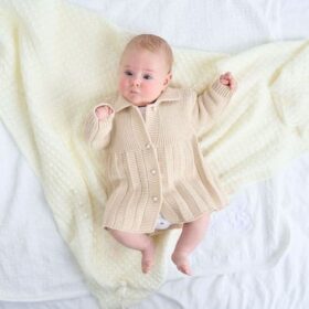 Dandelion Taupe Pearl Button Coat