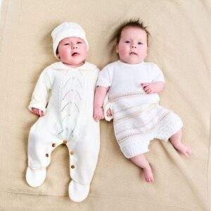 Dandelion Knitted Onesie & Hat