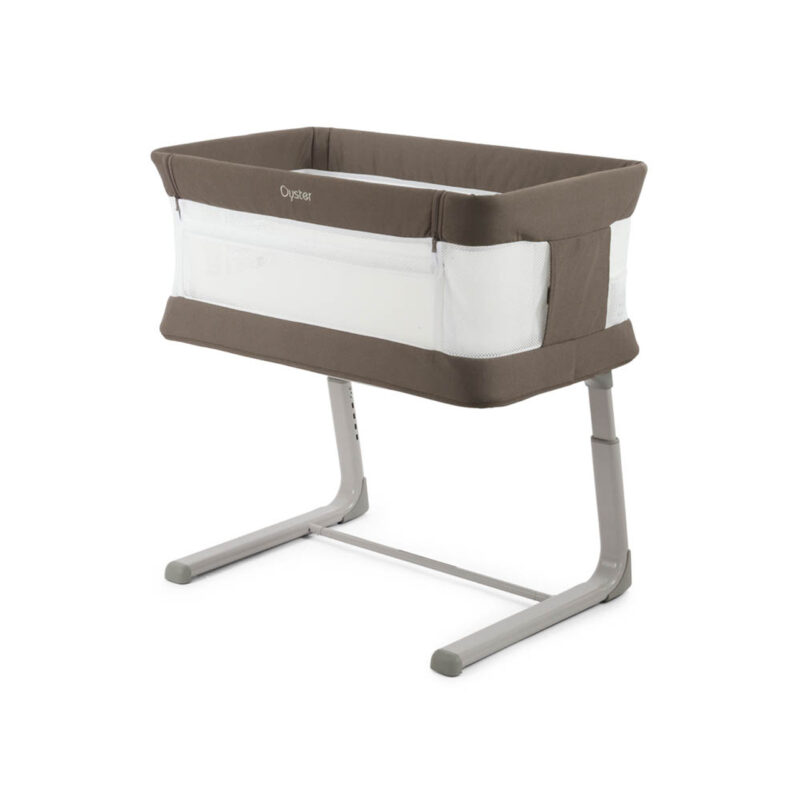 Oyster Wiggle Crib – Co-Sleeper- Mink