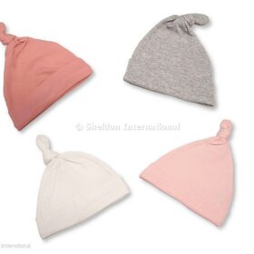 Baby Top Knot Hat- Newborn