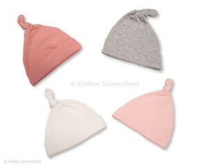 Baby Top Knot Hat- Newborn