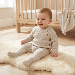 Baby Boys Knitted 2 Piece Outfit