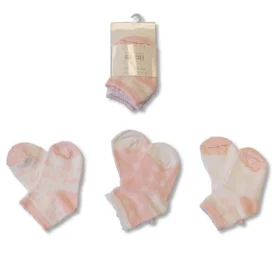 Baby Girls 3pk Socks-0-0