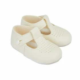 Baypods-Baby Soft Soled Shoe- Cream
