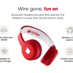 Toniebox 2 Bluetooth Headphones – Sunset Red
