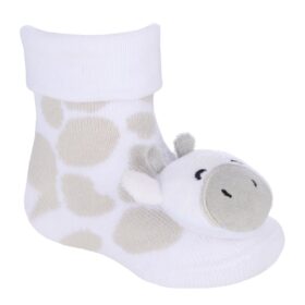 Teddy Socks With Rattle (0-12 Months) (Copy)