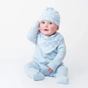 Cuddly Blues Dribble Bib Set