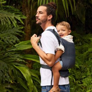 Infantino Travel Fold N Go Baby Carrier - Grey