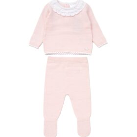 Baby Girls Knitted 2 Piece Outfit (0-12 Months)