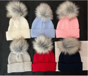 Pom Pom Hat- 6-12m