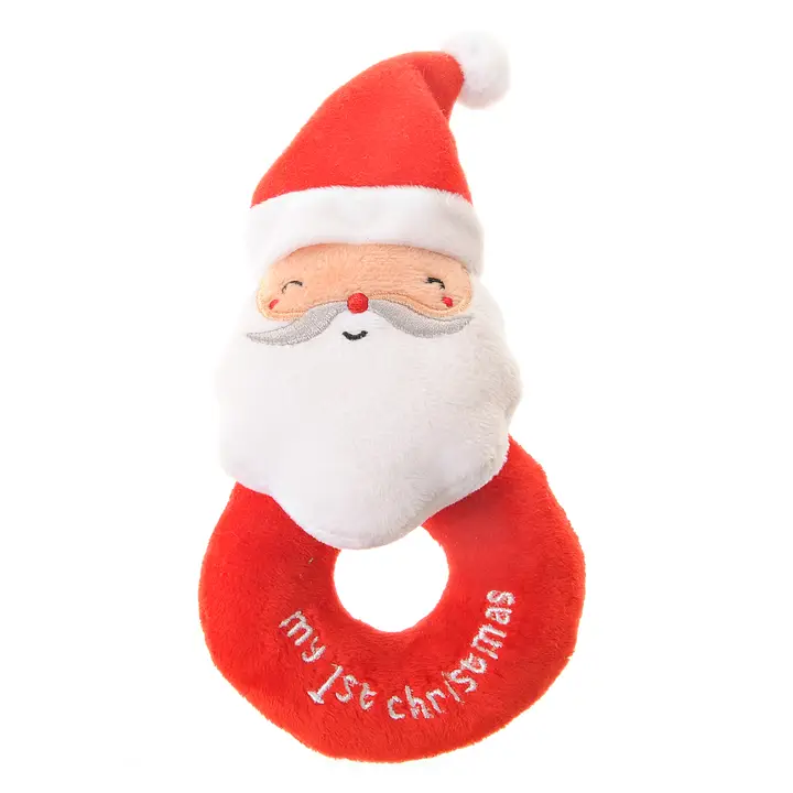 My First Christmas Santa Plush Baby Rattle My First Christmas Santa Plush Baby Rattle