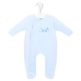 Dandelion Boys Digger & Cones Velour Sleepsuit