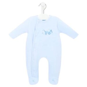 Dandelion Boys Digger & Cones Velour Sleepsuit