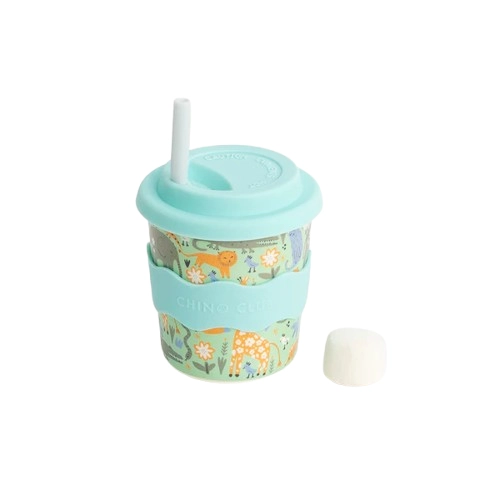 Wild Animal Chino Cup 8oz (Straw Included) Wild Animal Chino Cup 8oz (Straw Included)