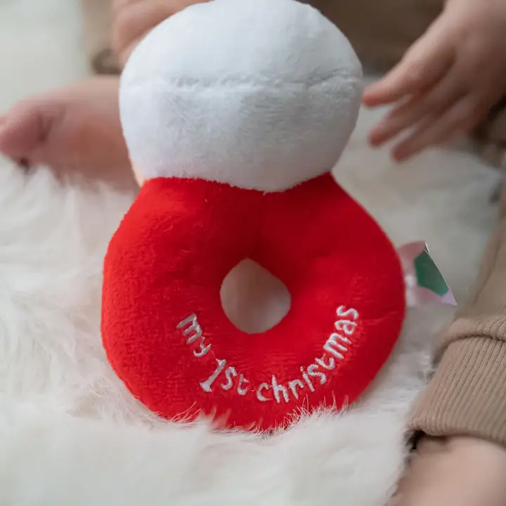 My First Christmas Santa Plush Baby Rattle My First Christmas Santa Plush Baby Rattle