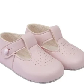 Baypods-Baby Soft Soled Shoe- Dusty Pink