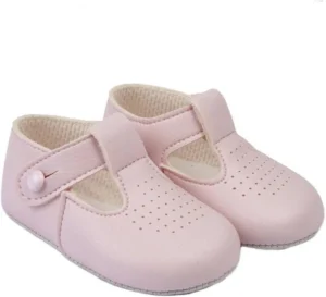 Baypods-Baby Soft Soled Shoe- Dusty Pink