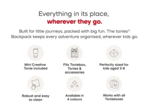 Tonies Backpack With Creative Mini- Pink