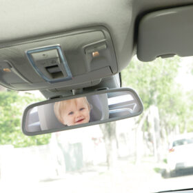 Dreambaby Adjustable Car Backseat Mirror Grey