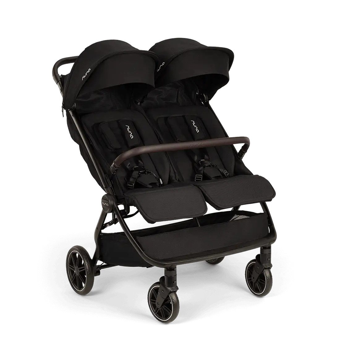Nuna trvl dubl Side-By-Side stroller – Caviar Nuna trvl dubl Side-By-Side stroller – Caviar